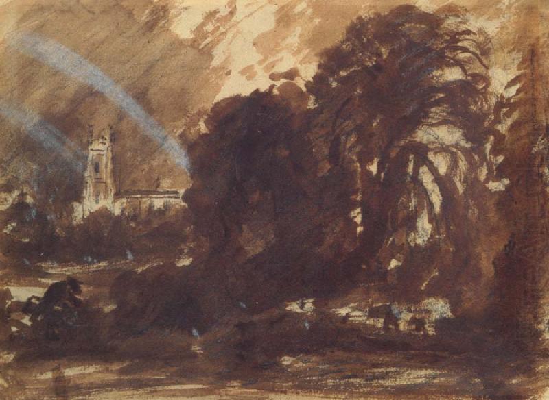 John Constable Stoke-by-Nayland,Suffolk china oil painting image